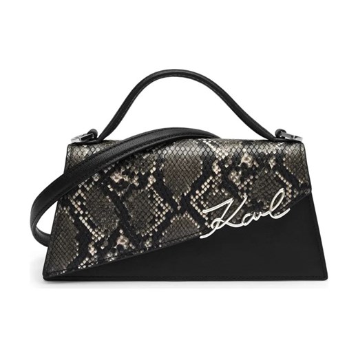 Karl Lagerfeld Skórzany kuferek k/signature ze sklepu Gomez Fashion Store w kategorii Kuferki - zdjęcie 184307656