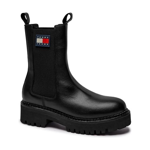 Tommy Jeans Skórzane botki URBAN CHELSEA ze sklepu Gomez Fashion Store w kategorii Botki - zdjęcie 184307746