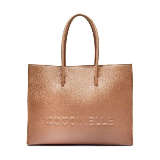Coccinelle Skórzana shopperka COCCINELLE MYRTHA ze sklepu Gomez Fashion Store w kategorii Torby Shopper bag - zdjęcie 184307757
