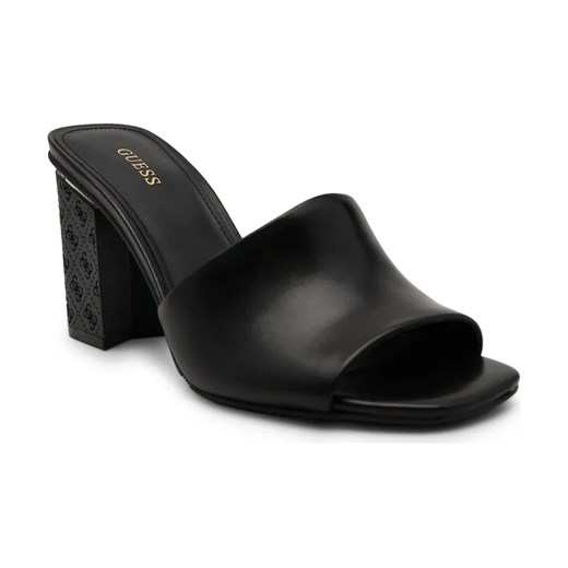 Guess Skórzane klapki YELLA ze sklepu Gomez Fashion Store w kategorii Klapki damskie - zdjęcie 184307776