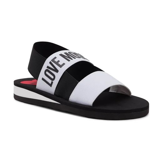 Love Moschino Sandały EVA30 ELASTICO ze sklepu Gomez Fashion Store w kategorii Sandały damskie - zdjęcie 184307838