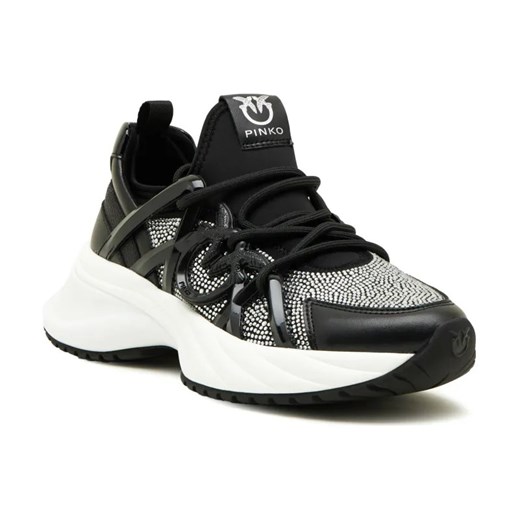 Pinko Sneakersy ARIEL 01 | z dodatkiem skóry ze sklepu Gomez Fashion Store w kategorii Buty sportowe damskie - zdjęcie 184307959