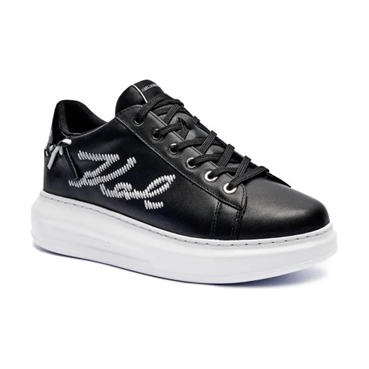 Karl Lagerfeld Skórzane sneakersy KAPRI ze sklepu Gomez Fashion Store w kategorii Buty sportowe damskie - zdjęcie 184308147
