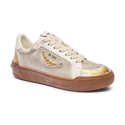 Zadig&Voltaire Skórzane sneakersy FLY WINGS ze sklepu Gomez Fashion Store w kategorii Buty sportowe damskie - zdjęcie 184308209