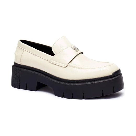 HUGO Skórzane loafersy Kris ze sklepu Gomez Fashion Store w kategorii Półbuty damskie - zdjęcie 184308296
