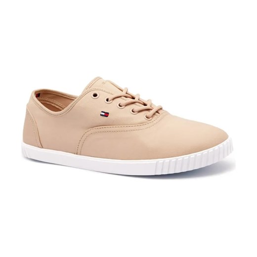 Tommy Hilfiger Tenisówki CANVAS LACE UP ze sklepu Gomez Fashion Store w kategorii Trampki damskie - zdjęcie 184308345