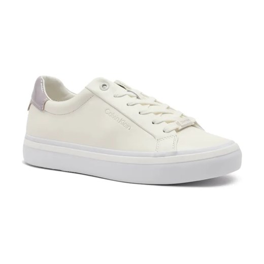 Calvin Klein Trampki VULC LACE UP | z dodatkiem skóry ze sklepu Gomez Fashion Store w kategorii Trampki damskie - zdjęcie 184308348