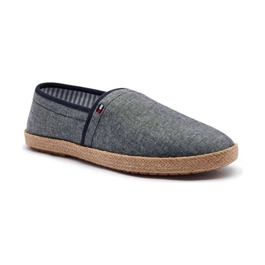 Tommy Hilfiger Lniane espadryle CHAMBRAY ze sklepu Gomez Fashion Store w kategorii Espadryle męskie - zdjęcie 184308427
