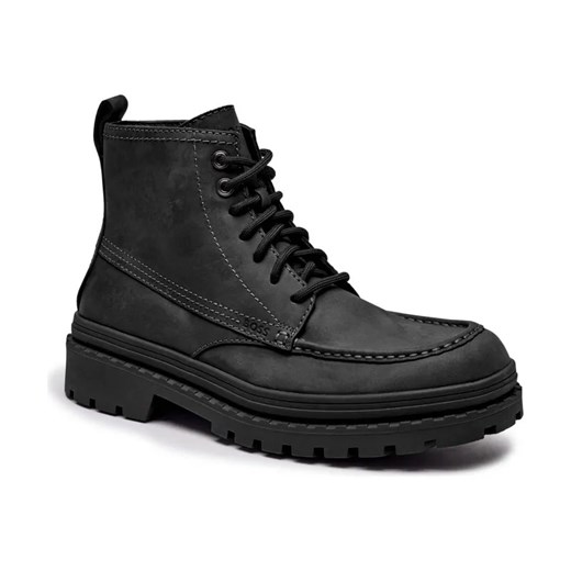 BOSS BLACK Skórzane buty wysokie Nebular ze sklepu Gomez Fashion Store w kategorii Buty zimowe męskie - zdjęcie 184308479