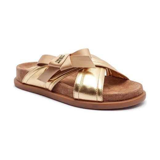 Elisabetta Franchi Skórzane klapki ze sklepu Gomez Fashion Store w kategorii Klapki dziecięce - zdjęcie 184308497