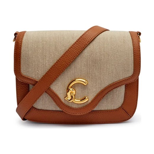 Coccinelle Skórzana listonoszka C-ME CANVAS Coccinelle OS okazja Gomez Fashion Store