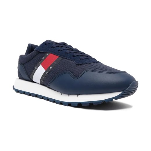 Tommy Jeans Sneakersy | z dodatkiem skóry ze sklepu Gomez Fashion Store w kategorii Buty sportowe męskie - zdjęcie 184308547