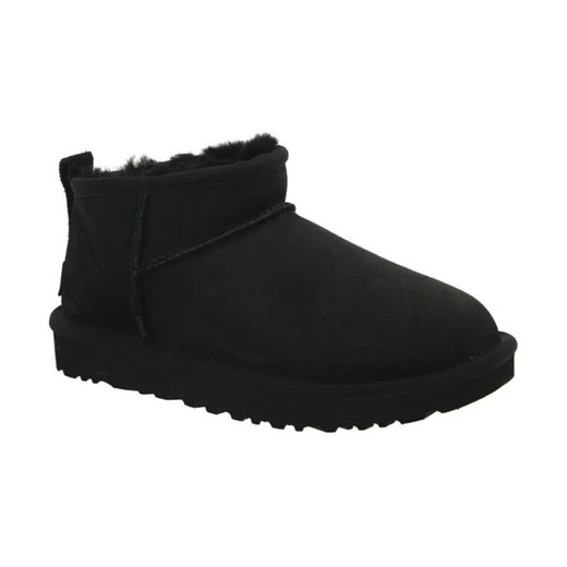 UGG Skórzane śniegowce CLASSIC ultra mini | z dodatkiem wełny ze sklepu Gomez Fashion Store w kategorii Śniegowce damskie - zdjęcie 184308549
