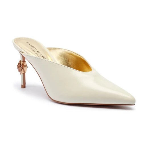 Kurt Geiger Skórzane klapki na szpilce EAGLE ze sklepu Gomez Fashion Store w kategorii Klapki damskie - zdjęcie 184308578