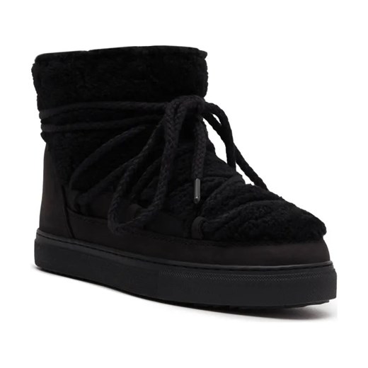 INUIKII Skórzane śniegowce CURLY | z dodatkiem wełny ze sklepu Gomez Fashion Store w kategorii Śniegowce damskie - zdjęcie 184308626