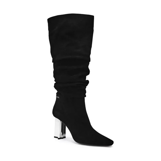 Karl Lagerfeld Skórzane kozaki na słupku TOWER ze sklepu Gomez Fashion Store w kategorii Kozaki damskie - zdjęcie 184308659