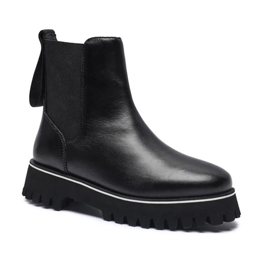 Patrizia Pepe Skórzane sztyblety ze sklepu Gomez Fashion Store w kategorii Buty zimowe męskie - zdjęcie 184308677