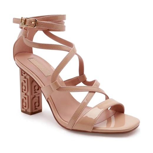 Liu Jo Sandały na słupku | z dodatkiem skóry Liu Jo 36 okazyjna cena Gomez Fashion Store
