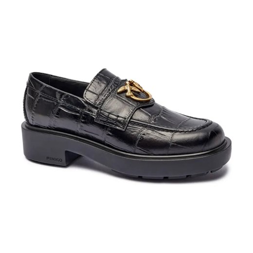 Pinko Skórzane loafersy TINA ze sklepu Gomez Fashion Store w kategorii Półbuty damskie - zdjęcie 184308875