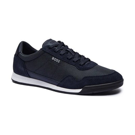 BOSS BLACK Sneakersy Titanium SL_sdtxny | z dodatkiem skóry ze sklepu Gomez Fashion Store w kategorii Buty sportowe męskie - zdjęcie 184308926