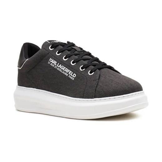 Karl Lagerfeld Sneakersy KAPRI | z dodatkiem skóry ze sklepu Gomez Fashion Store w kategorii Buty sportowe męskie - zdjęcie 184308959