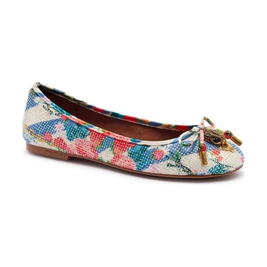 Kurt Geiger Baleriny EAGLE | z dodatkiem skóry ze sklepu Gomez Fashion Store w kategorii Balerinki - zdjęcie 184308978