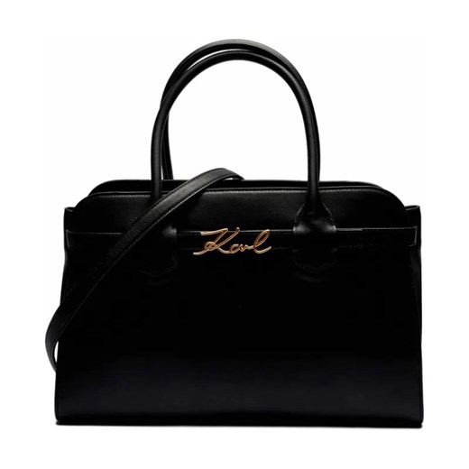 Karl Lagerfeld Skórzany kuferek K/SIGNATURE ze sklepu Gomez Fashion Store w kategorii Kuferki - zdjęcie 184309027