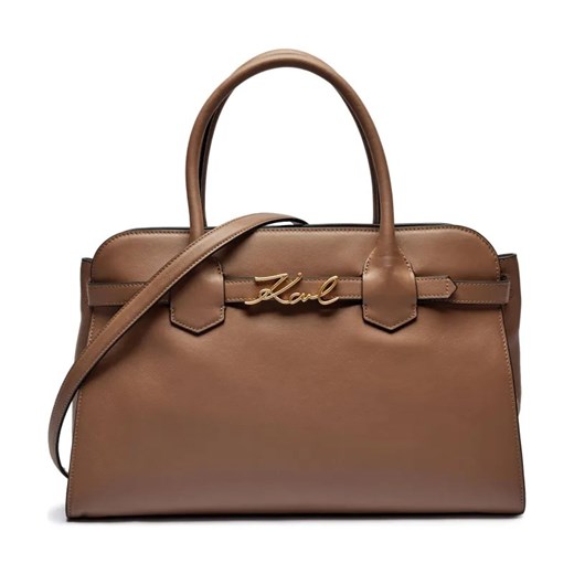 Karl Lagerfeld Skórzany kuferek K/SIGNATURE ze sklepu Gomez Fashion Store w kategorii Kuferki - zdjęcie 184309037