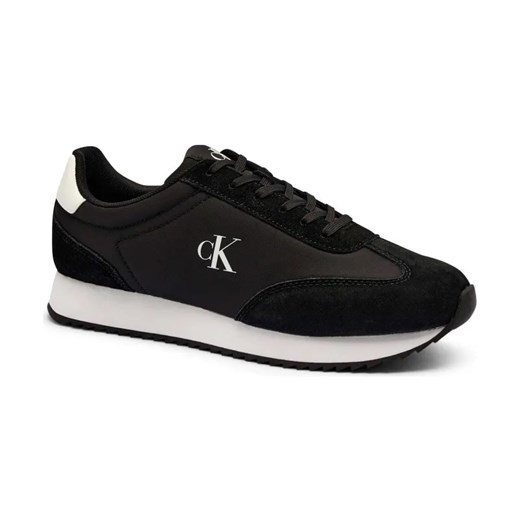 Calvin Klein Jeans Sneakersy RETRO RUNNER | z dodatkiem skóry ze sklepu Gomez Fashion Store w kategorii Buty sportowe męskie - zdjęcie 184309038