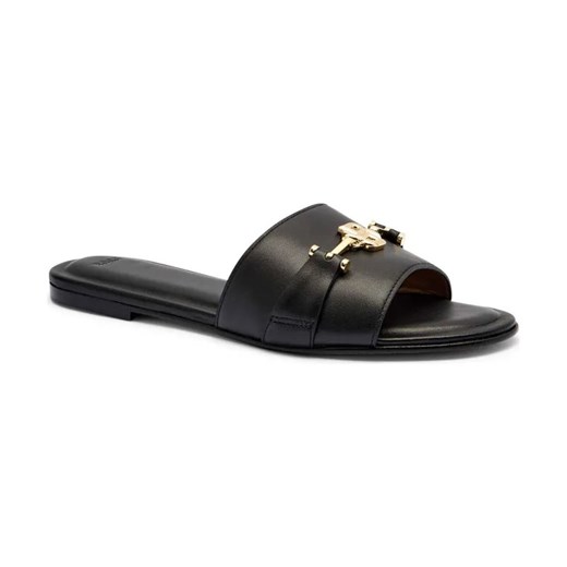 BOSS BLACK Skórzane klapki Emberlyn_Slid10 ze sklepu Gomez Fashion Store w kategorii Klapki damskie - zdjęcie 184309115