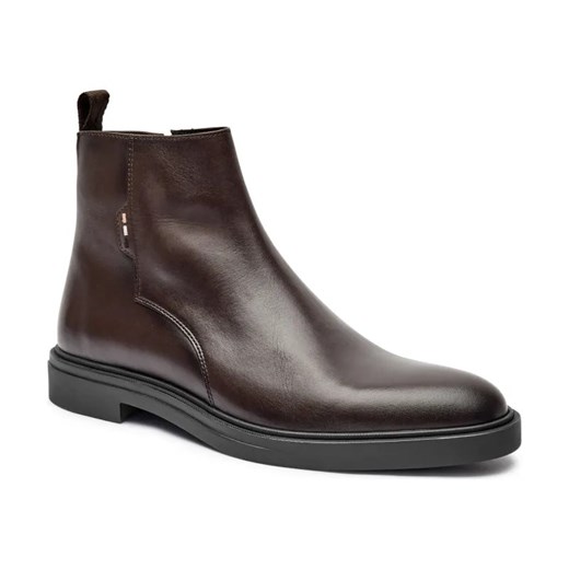 BOSS BLACK Skórzane sztyblety Calev ze sklepu Gomez Fashion Store w kategorii Buty zimowe męskie - zdjęcie 184309168