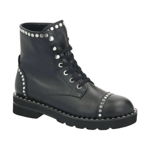 Stuart Weitzman Skórzane botki MILA LIFT STUDS ze sklepu Gomez Fashion Store w kategorii Botki - zdjęcie 184309185