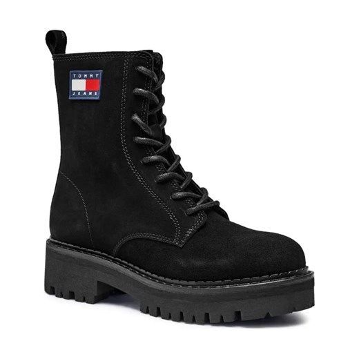 Tommy Jeans Skórzane botki URBAN ze sklepu Gomez Fashion Store w kategorii Workery damskie - zdjęcie 184309218