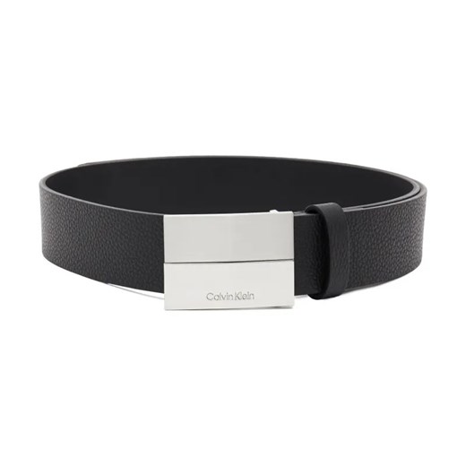 Calvin Klein Skórzany pasek ADJ 2 FINISH PLAQUE PB 35MM ze sklepu Gomez Fashion Store w kategorii Paski męskie - zdjęcie 184309225