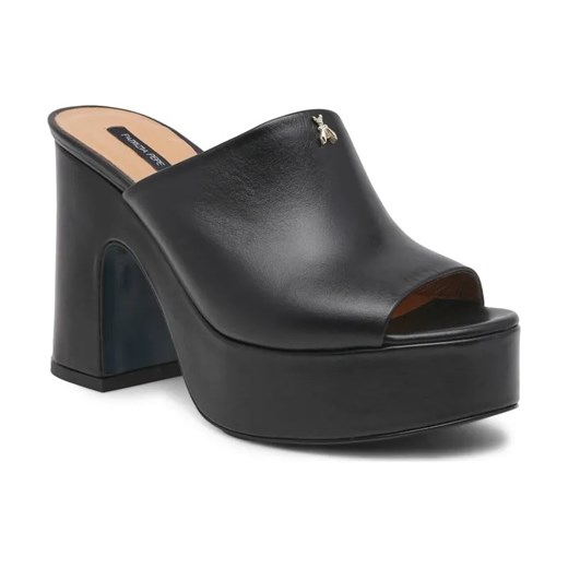 Patrizia Pepe Skórzane klapki na słupku ze sklepu Gomez Fashion Store w kategorii Klapki damskie - zdjęcie 184309295