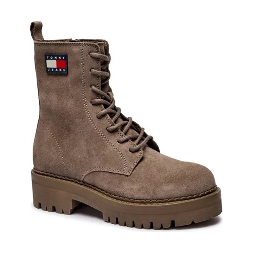Tommy Jeans Skórzane botki URBAN ze sklepu Gomez Fashion Store w kategorii Workery damskie - zdjęcie 184309297
