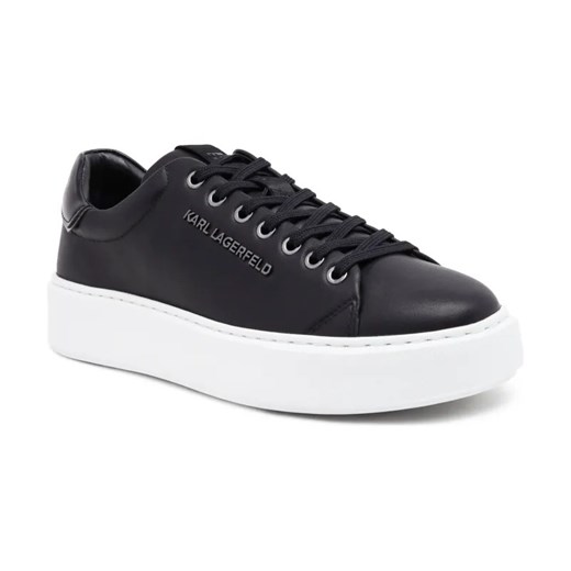 Karl Lagerfeld Skórzane sneakersy MAXI KUP ze sklepu Gomez Fashion Store w kategorii Buty sportowe męskie - zdjęcie 184309335