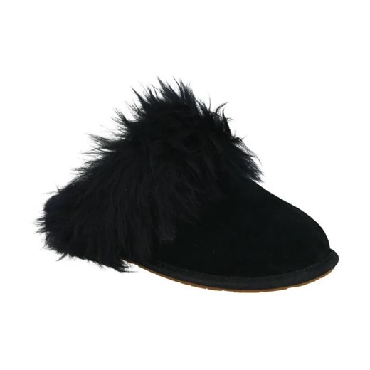 UGG Skórzane obuwie domowe SCUFF SIS | z dodatkiem wełny ze sklepu Gomez Fashion Store w kategorii Kapcie damskie - zdjęcie 184309345