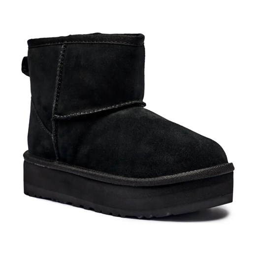 UGG Skórzane śniegowce CLASSIC MINI PLATFORM | z dodatkiem wełny ze sklepu Gomez Fashion Store w kategorii Buty zimowe dziecięce - zdjęcie 184309359