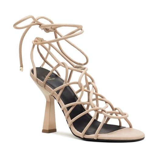 Patrizia Pepe Skórzane sandały na słupku Patrizia Pepe 41 okazja Gomez Fashion Store