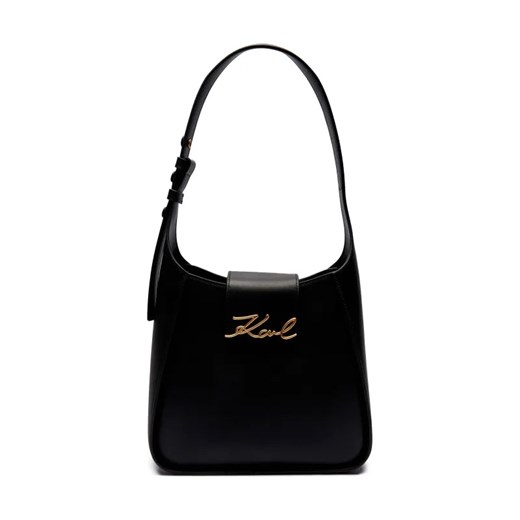 Karl Lagerfeld Skórzane hobo K/SIGNATURE ze sklepu Gomez Fashion Store w kategorii Torebki hobo - zdjęcie 184309537