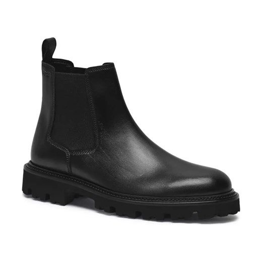 BOSS BLACK Skórzane sztyblety Julyo_Cheb_bu ze sklepu Gomez Fashion Store w kategorii Buty zimowe męskie - zdjęcie 184309545