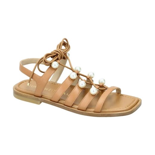 Stuart Weitzman Skórzane sandały GOLDIE ze sklepu Gomez Fashion Store w kategorii Sandały damskie - zdjęcie 184309588