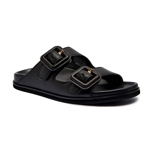 BOSS BLACK Skórzane klapki Freyah ze sklepu Gomez Fashion Store w kategorii Klapki damskie - zdjęcie 184309605
