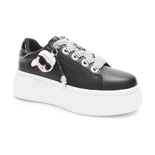 Karl Lagerfeld Skórzane sneakersy KREEPER ze sklepu Gomez Fashion Store w kategorii Buty sportowe damskie - zdjęcie 184309646