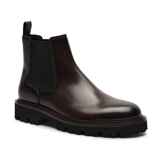 BOSS BLACK Skórzane sztyblety Julyo_Cheb_bu ze sklepu Gomez Fashion Store w kategorii Buty zimowe męskie - zdjęcie 184309667