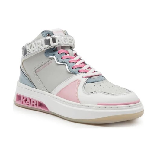 Karl Lagerfeld Skórzane sneakersy ELEKTRA ze sklepu Gomez Fashion Store w kategorii Buty sportowe damskie - zdjęcie 184309668