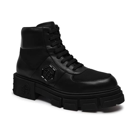 Philipp Plein Skórzane trapery ze sklepu Gomez Fashion Store w kategorii Buty zimowe męskie - zdjęcie 184309716