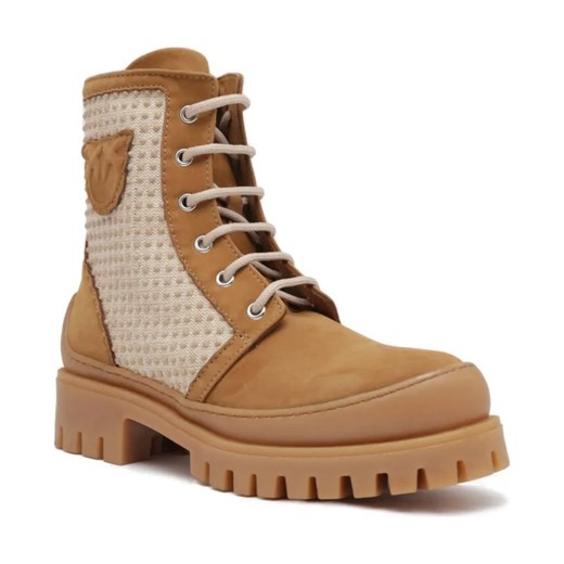 Pinko Skórzane botki SALVIA ze sklepu Gomez Fashion Store w kategorii Workery damskie - zdjęcie 184309729
