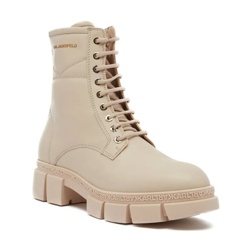 Karl Lagerfeld Skórzane botki ARIA ze sklepu Gomez Fashion Store w kategorii Workery damskie - zdjęcie 184309735
